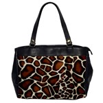 Giraffe Texture, Macro Oversize Office Handbag