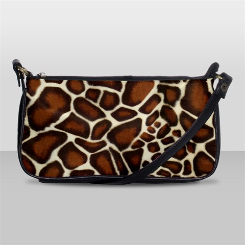 Giraffe Texture, Macro Shoulder Clutch Bag from ArtsNow.com Front