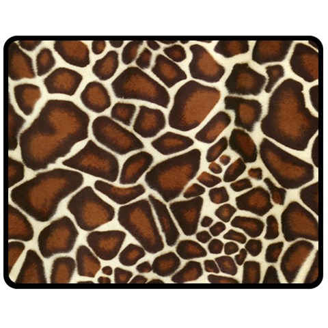 Giraffe Texture, Macro Fleece Blanket (Medium) from ArtsNow.com 60 x50  Blanket Front