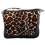 Giraffe Texture, Macro Messenger Bag