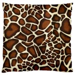 Giraffe Texture, Macro Large Cushion Case (One Side)