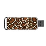 Giraffe Texture, Macro Portable USB Flash (One Side)