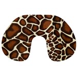 Giraffe Texture, Macro Travel Neck Pillow