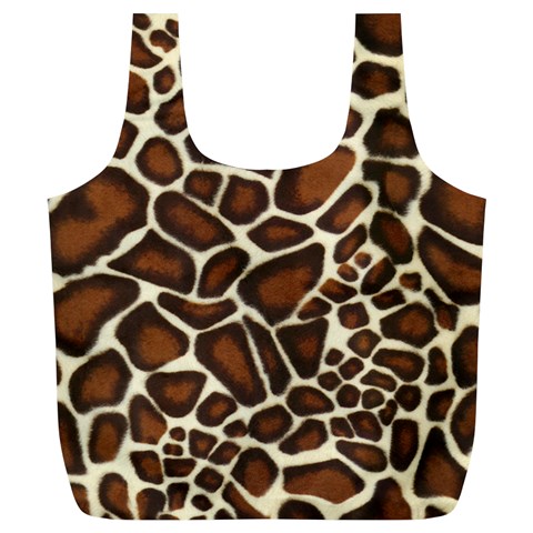 Giraffe Texture, Macro Full Print Recycle Bag (XL) from ArtsNow.com Front