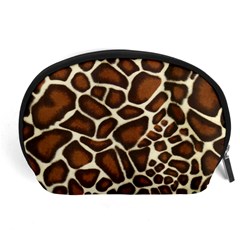 Giraffe Texture, Macro Accessory Pouch (Large) from ArtsNow.com Front