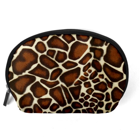 Giraffe Texture, Macro Accessory Pouch (Large) from ArtsNow.com Back