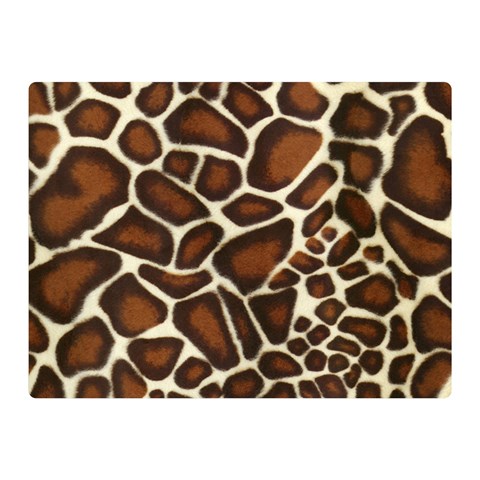 Giraffe Texture, Macro Two Sides Premium Plush Fleece Blanket (Mini) from ArtsNow.com 35 x27  Blanket Front