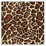 Giraffe Texture, Macro Square Satin Scarf (36  x 36 )