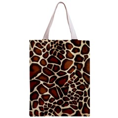 Giraffe Texture, Macro Zipper Classic Tote Bag from ArtsNow.com Front