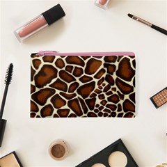 Giraffe Texture, Macro Cosmetic Bag (XS) from ArtsNow.com Front