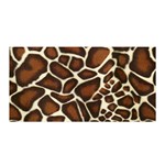 Giraffe Texture, Macro Satin Wrap 35  x 70 