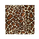 Giraffe Texture, Macro Square Satin Scarf (30  x 30 )