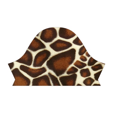 Giraffe Texture, Macro Short Sleeve V Left Sleeve