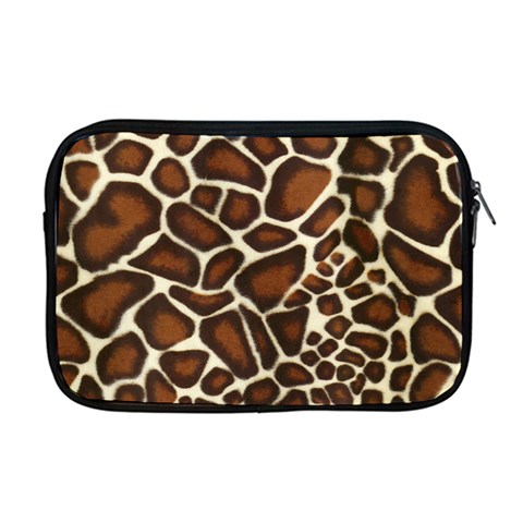 Giraffe Texture, Macro Apple MacBook Pro 17  Zipper Case from ArtsNow.com Front