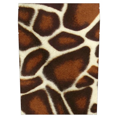 Giraffe Texture, Macro Everyday Shoulder Bag with Pouch Bag from ArtsNow.com Left Pocket