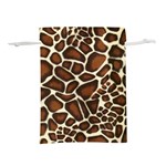 Giraffe Texture, Macro Lightweight Drawstring Pouch (M)