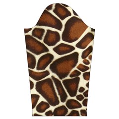 Giraffe Texture, Macro Kids  Long Sleeve Velvet Lounge Robe from ArtsNow.com Sleeve Left