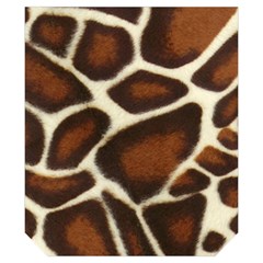 Giraffe Texture, Macro Kids  Long Sleeve Velvet Lounge Robe from ArtsNow.com Pocket Right