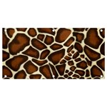 Giraffe Texture, Macro Banner and Sign 4  x 2 