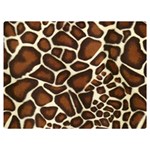 Giraffe Texture, Macro Premium Plush Fleece Blanket (Extra Small)