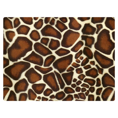 Giraffe Texture, Macro Two Sides Premium Plush Fleece Blanket (Baby Size) from ArtsNow.com 40 x30  Blanket Back