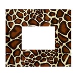 Giraffe Texture, Macro White Wall Photo Frame 5  x 7 