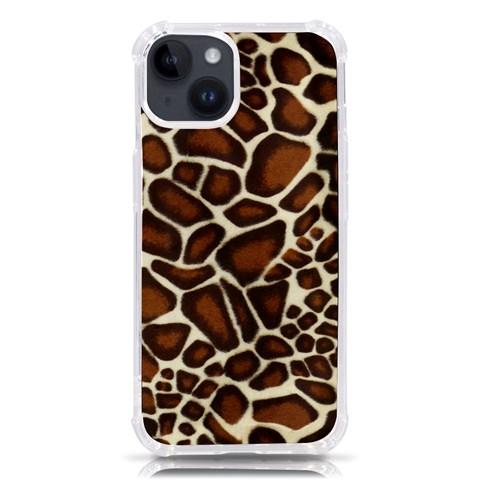 Giraffe Texture, Macro iPhone 14 TPU UV Print Case from ArtsNow.com Front