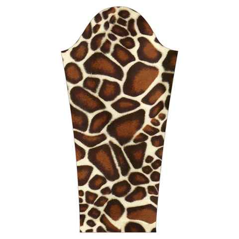 Giraffe Texture, Macro Women s Cut Out Long Sleeve T Sleeve Right