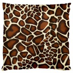 Giraffe Texture, Macro 16  Baby Flannel Cushion Case (Two Sides) from ArtsNow.com Front