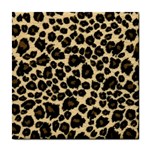 Jaguar Skin Texture, Jaguar Wool Texture, Yellow Tile Coaster