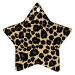 Jaguar Skin Texture, Jaguar Wool Texture, Yellow Ornament (Star)