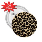 Jaguar Skin Texture, Jaguar Wool Texture, Yellow 2.25  Buttons (100 pack) 