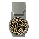 Jaguar Skin Texture, Jaguar Wool Texture, Yellow Money Clips (Round) 