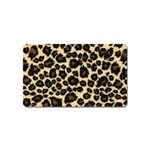 Jaguar Skin Texture, Jaguar Wool Texture, Yellow Magnet (Name Card)