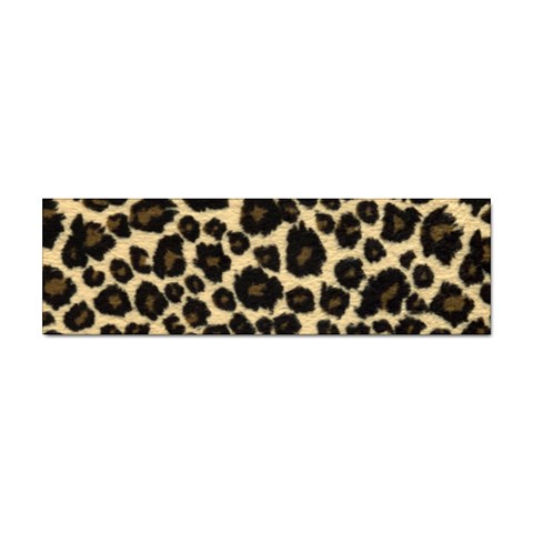 Jaguar Skin Texture, Jaguar Wool Texture, Yellow Sticker Bumper (100 pack) from ArtsNow.com Front