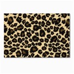 Jaguar Skin Texture, Jaguar Wool Texture, Yellow Postcards 5  x 7  (Pkg of 10)