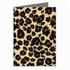 Jaguar Skin Texture, Jaguar Wool Texture, Yellow Greeting Card from ArtsNow.com Left