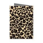 Jaguar Skin Texture, Jaguar Wool Texture, Yellow Mini Greeting Cards (Pkg of 8)