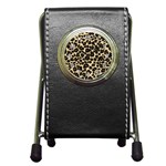 Jaguar Skin Texture, Jaguar Wool Texture, Yellow Pen Holder Desk Clock