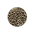 Jaguar Skin Texture, Jaguar Wool Texture, Yellow Hat Clip Ball Marker (4 pack)