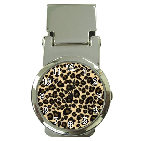 Jaguar Skin Texture, Jaguar Wool Texture, Yellow Money Clip Watches from ArtsNow.com Front