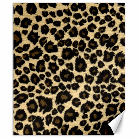 Jaguar Skin Texture, Jaguar Wool Texture, Yellow Canvas 8  x 10  from ArtsNow.com 8.15 x9.66  Canvas - 1