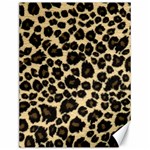 Jaguar Skin Texture, Jaguar Wool Texture, Yellow Canvas 12  x 16 