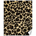 Jaguar Skin Texture, Jaguar Wool Texture, Yellow Canvas 16  x 20 