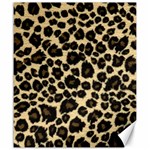 Jaguar Skin Texture, Jaguar Wool Texture, Yellow Canvas 20  x 24 