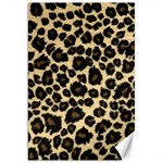 Jaguar Skin Texture, Jaguar Wool Texture, Yellow Canvas 20  x 30 