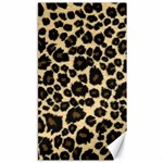 Jaguar Skin Texture, Jaguar Wool Texture, Yellow Canvas 40  x 72 