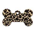 Jaguar Skin Texture, Jaguar Wool Texture, Yellow Dog Tag Bone (Two Sides)