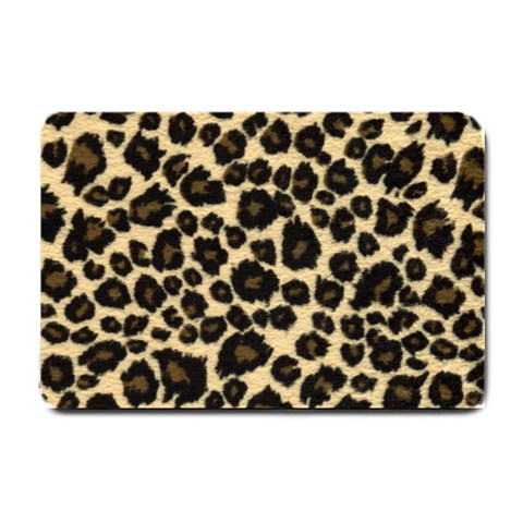 Jaguar Skin Texture, Jaguar Wool Texture, Yellow Small Doormat from ArtsNow.com 24 x16  Door Mat