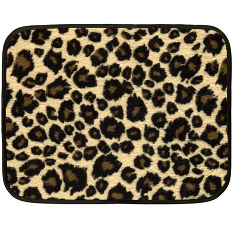 Jaguar Skin Texture, Jaguar Wool Texture, Yellow Fleece Blanket (Mini) from ArtsNow.com 35 x27  Blanket